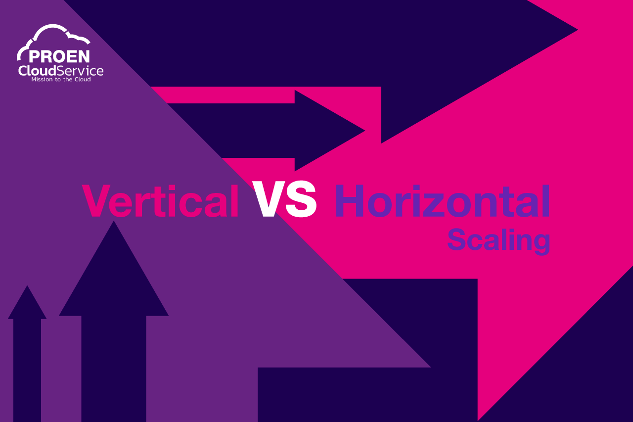 Vertical and horizontal scaling proen cloud